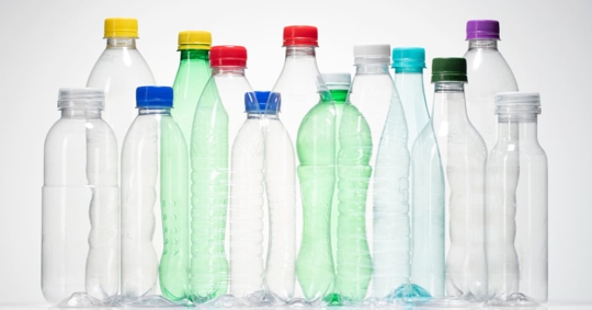 plastic water bottles